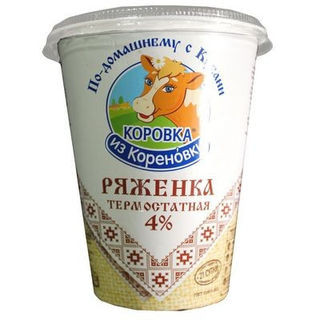 Ряженка Коровка из Кореновки 4%, 0,300 кг